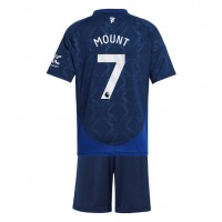 Dres Manchester United Mason Mount #7 Preč pre deti 2024-25 Krátky Rukáv (+ trenírky)